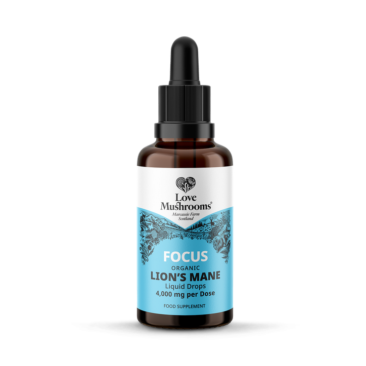 Love Mushrooms Organic Lion's Mane 4000mg Drops image 2