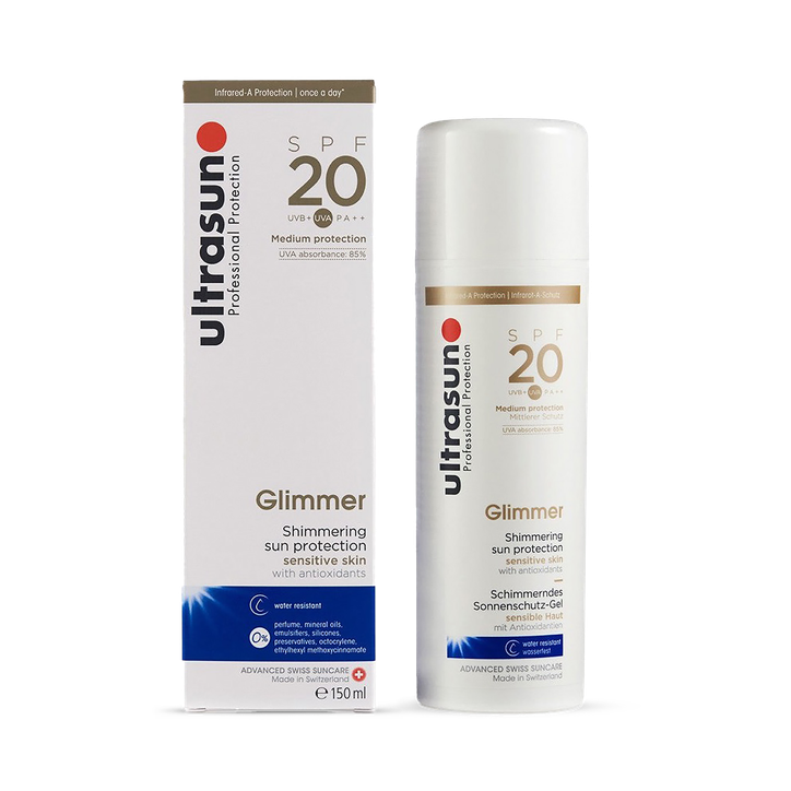 Ultrasun Glimmer Spf 20 150ml image 1