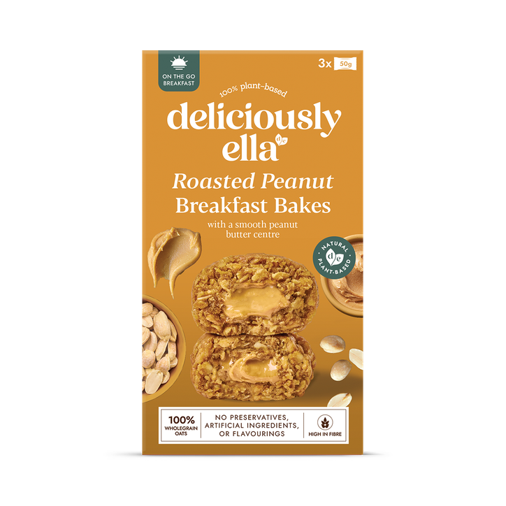 Deliciously Ella Roasted Peanut Breakfast Bakes 3x 50g image 1