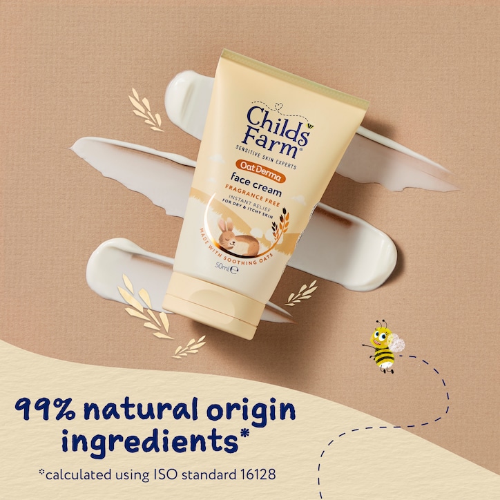 Childs Farm Oatderma Face Cream Fragrance-Free 50ml image 5