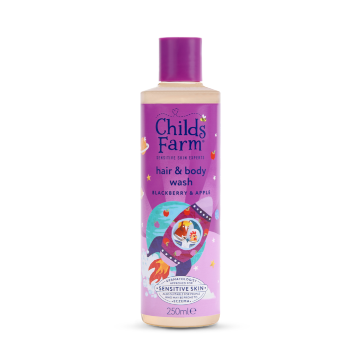 Childs Farm Hair & Body Wash, Blackberry & Apple 250ml image 1