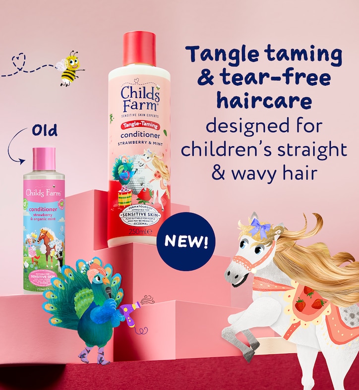 Childs Farm Tangle Taming Conditioner Strawberry & Mint 250ml image 2