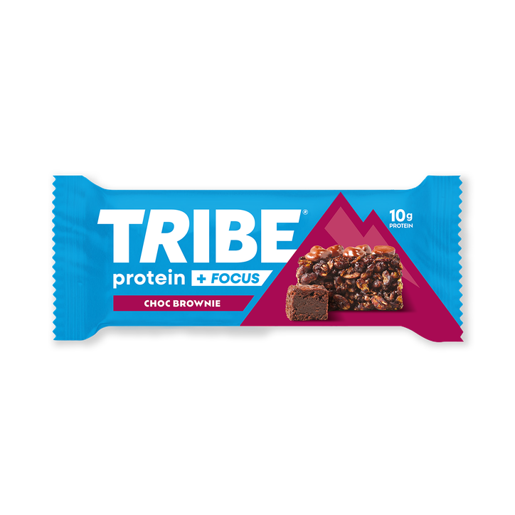 Tribe Protein & Focus Choc Brownie Protein Bar 60g image 1