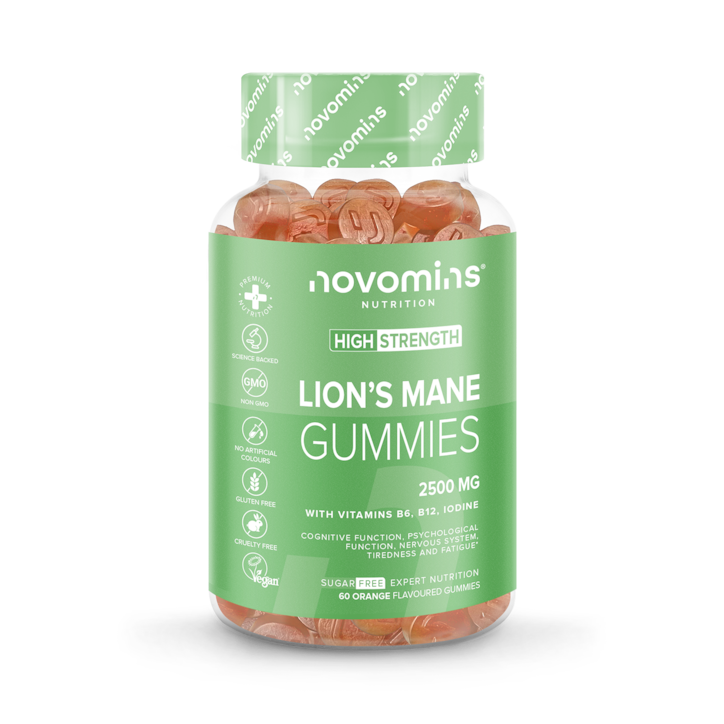 Novomins Lion's Mane Vitamins 60 Gummies 30 Days Supply image 1