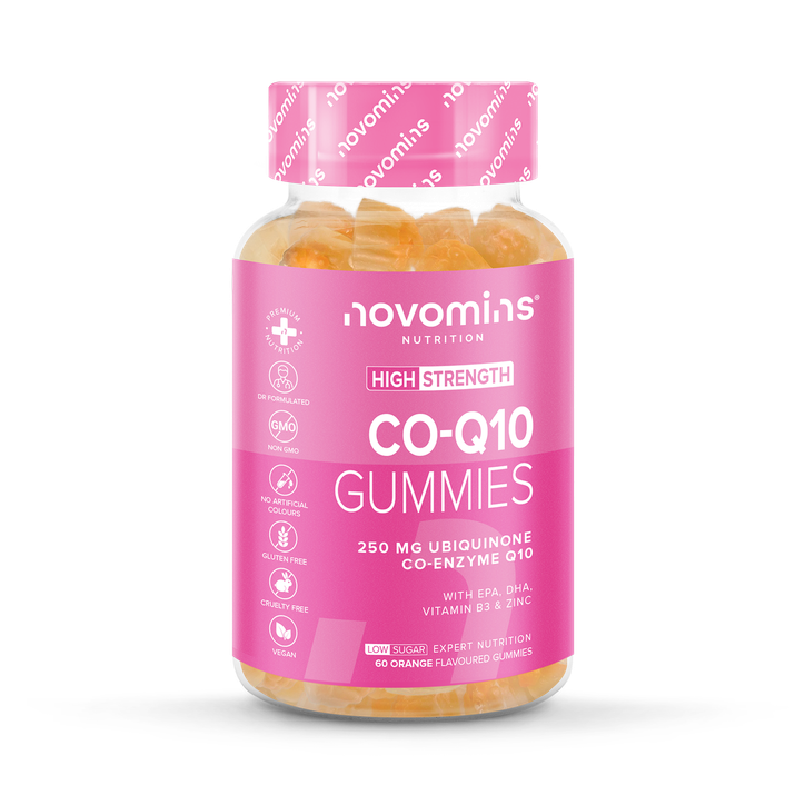 Novomins Co-Q10 Orange Flavour 60 Gummies 30 Days Supply image 1