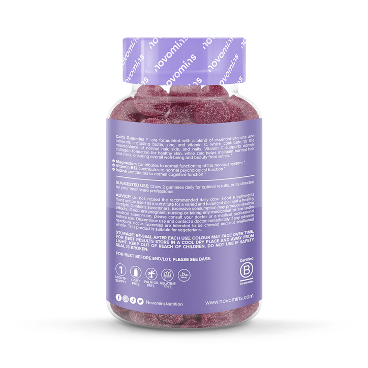Novomins Calm Passionfruit-Flavoured 60 Gummies image 2