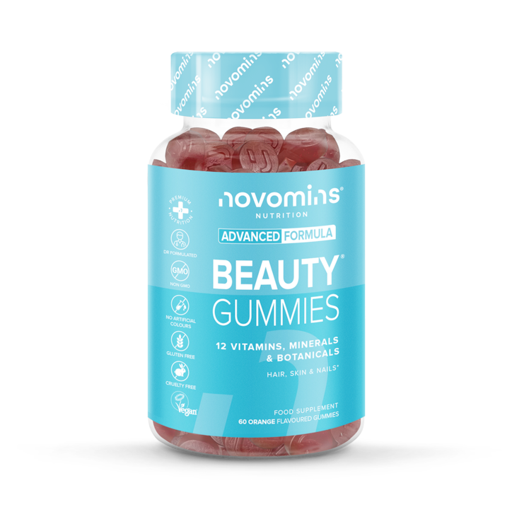 Novomins Orange Flavoured Beauty 60 Gummies image 1