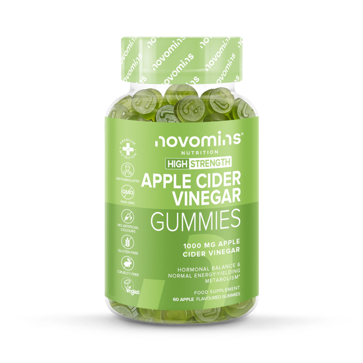Novomins Apple Cider Vinegar Vitamins 60 Gummies image 1