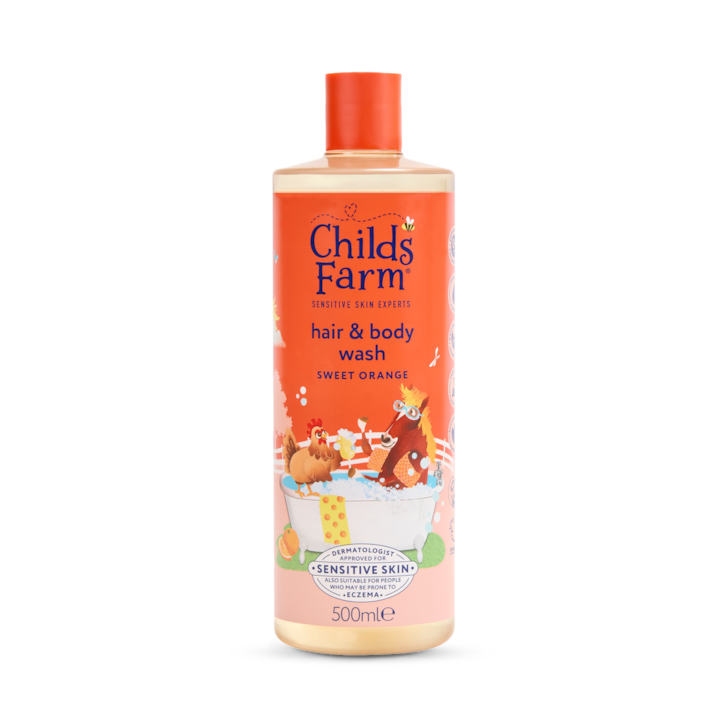 Childs Farm Hair & Body Wash, Sweet Orange 500ml image 1