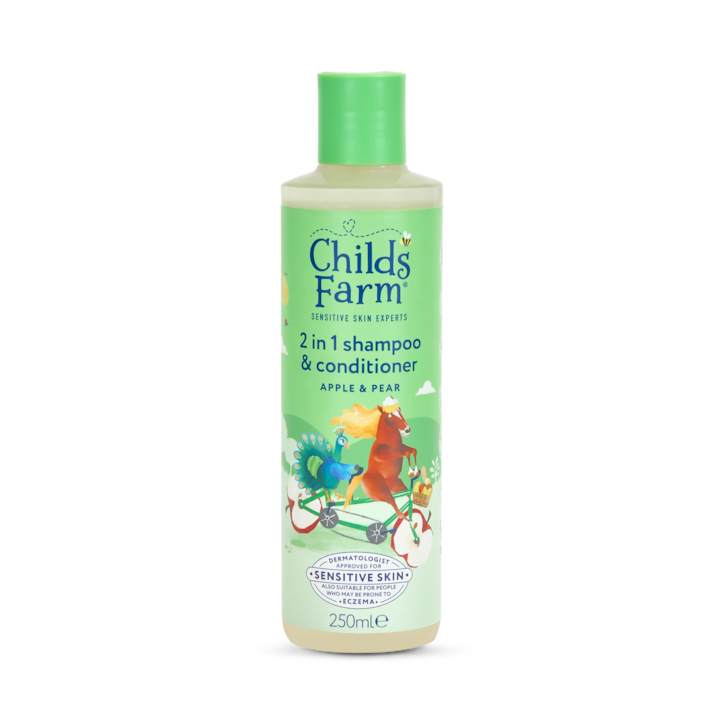Childs Farm 2 In1 Shampoo & Conditioner Apple & Pear 250ml image 1