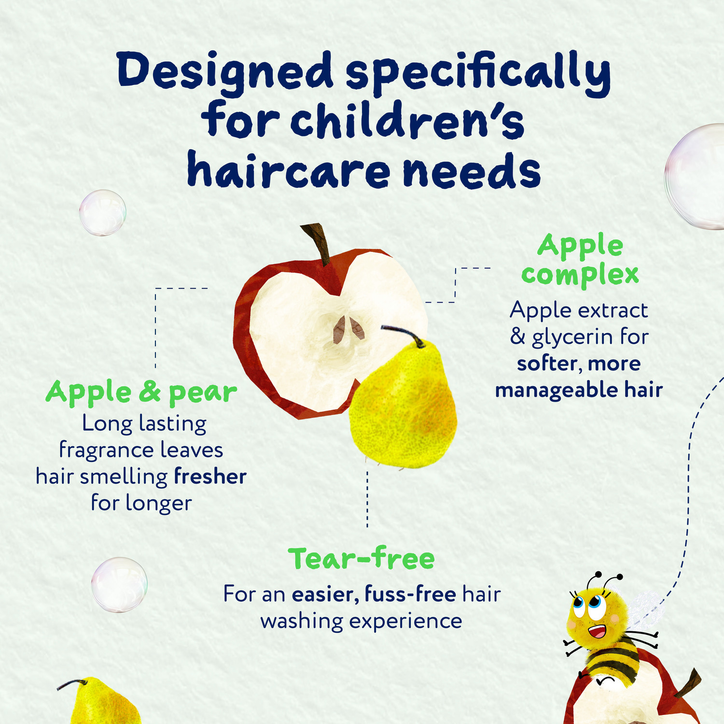 Childs Farm 2 In1 Shampoo & Conditioner Apple & Pear 250ml image 4