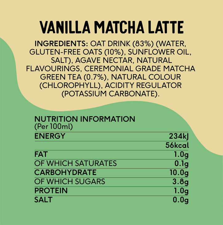 Perfectted Oat Matcha Latte Vanilla 250ml image 6