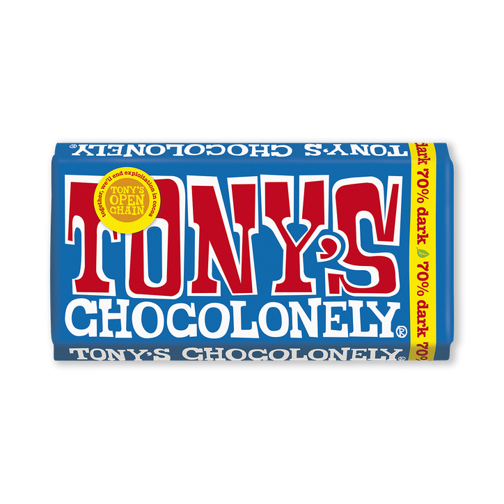 Tony's Chocolonely Extra Dark Chocolate 70% 180g image 1