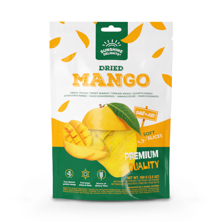Sunshine Delights Dried Mango 100g