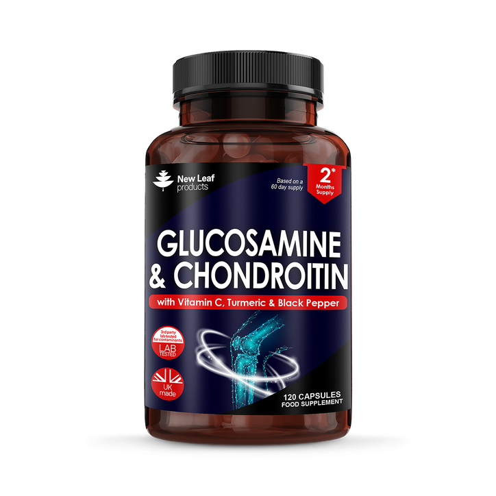 New Leaf Products Glucosamine & Chondroitin Complex 120 Capsules image 1