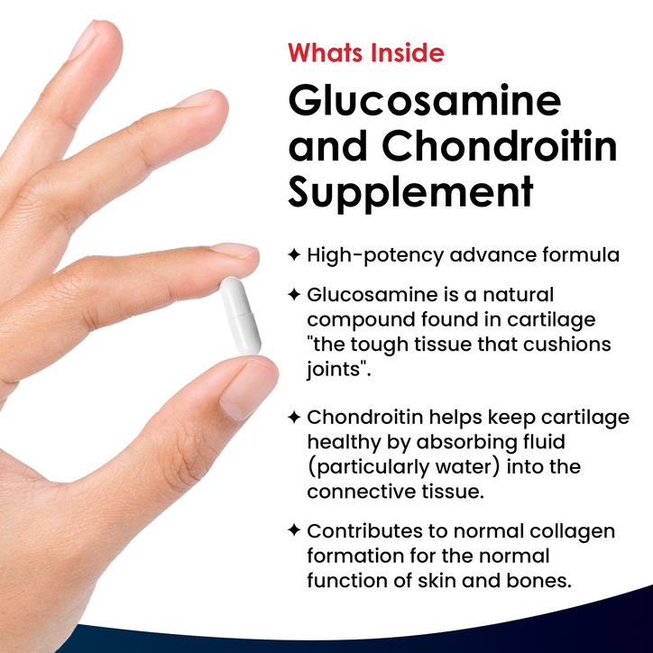 New Leaf Products Glucosamine & Chondroitin Complex 120 Capsules image 2