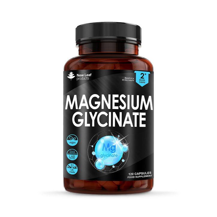 New Leaf Products Magnesium Glycinate 120 Capsules image 1