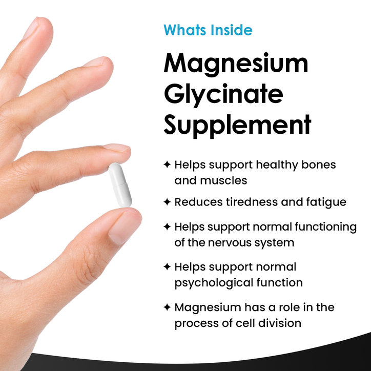 New Leaf Products Magnesium Glycinate 120 Capsules image 2