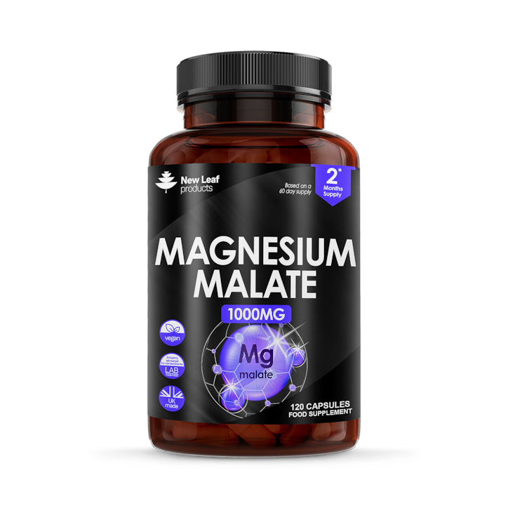 New Leaf Products Magnesium Malate 120 Capsules image 1
