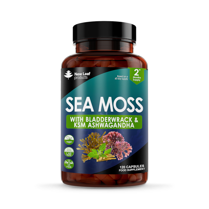 New Leaf Products Irish Sea Moss 120 Capsules image 1