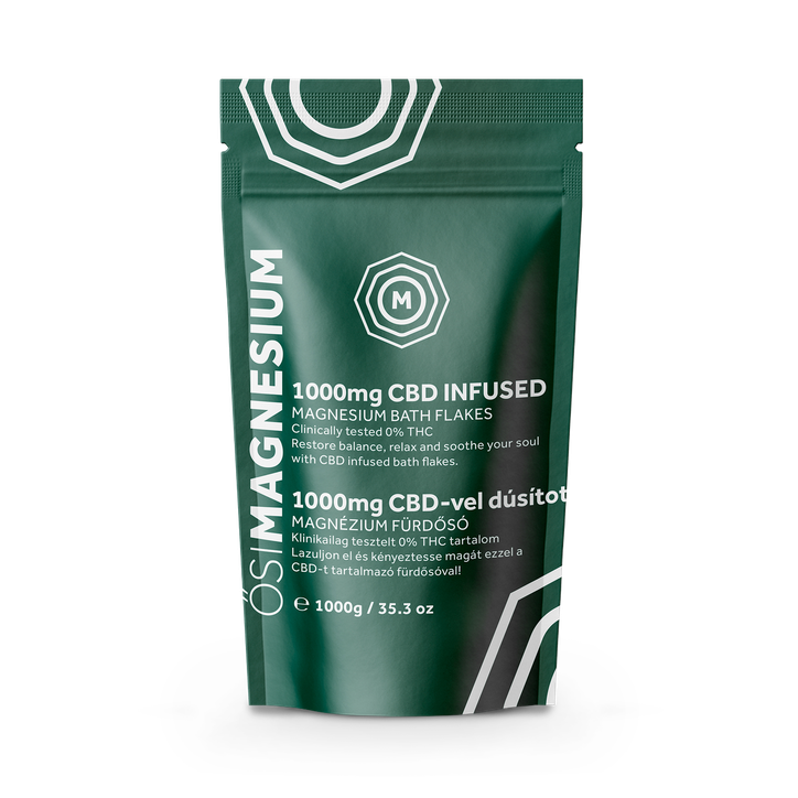 Osi Magnesium Magnesium Bath Flakes 1000mg CBD 1kg image 1