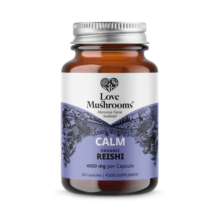 Love Mushrooms Organic Reishi 4000mg Capsules image 1