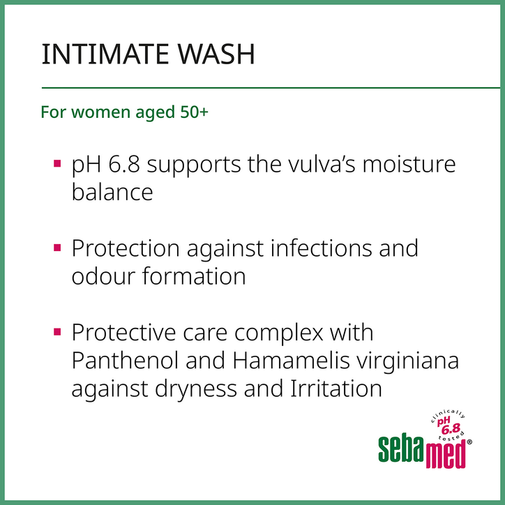 Sebamed Feminine Wash pH6.8 200ml image 3