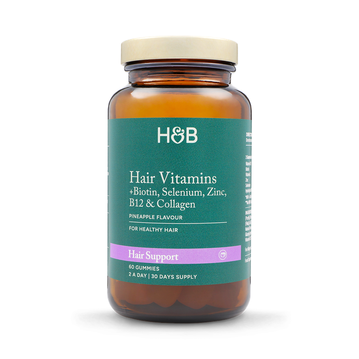Holland & Barrett Hair Vitamin Pineapple Flavour 60 Gummies