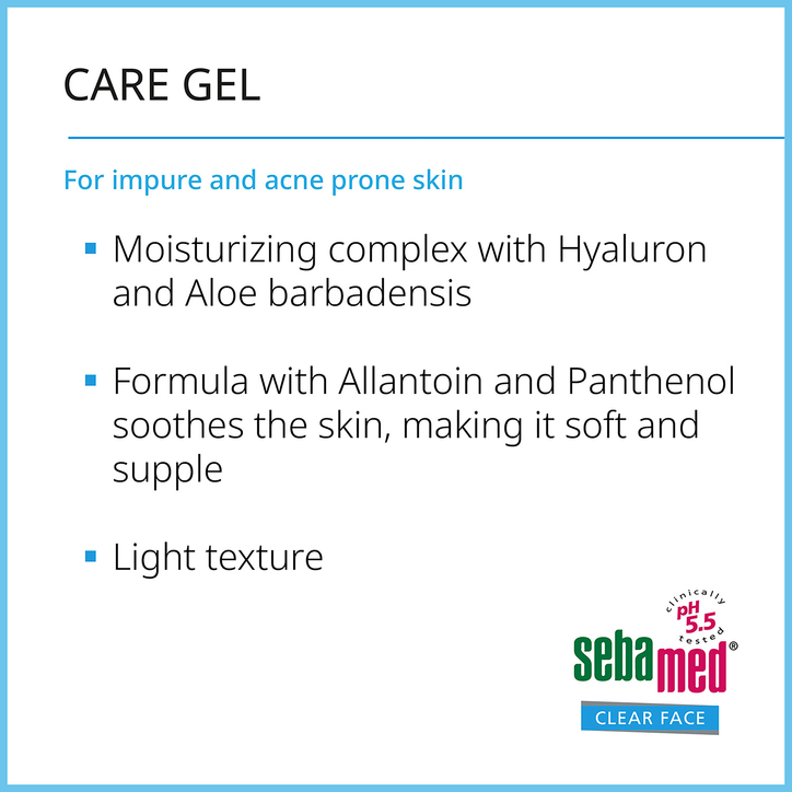 Sebamed Clear Face Care Gel 50ml image 3
