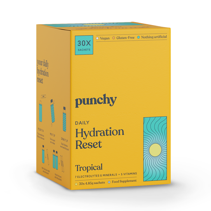 Punchy Daily Hydration Reset Tropical 30 Sachets image 1