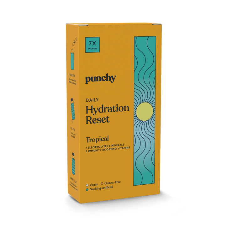 Punchy Daily Hydration Reset Tropical 7 Sachets image 1