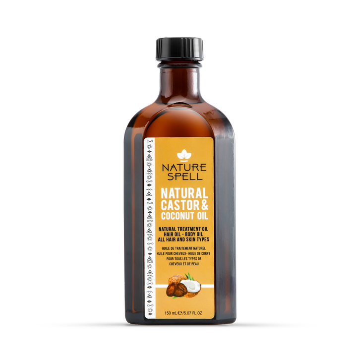 Nature Spell Hair & Body Oil Castor & Coconut 150ml image 1