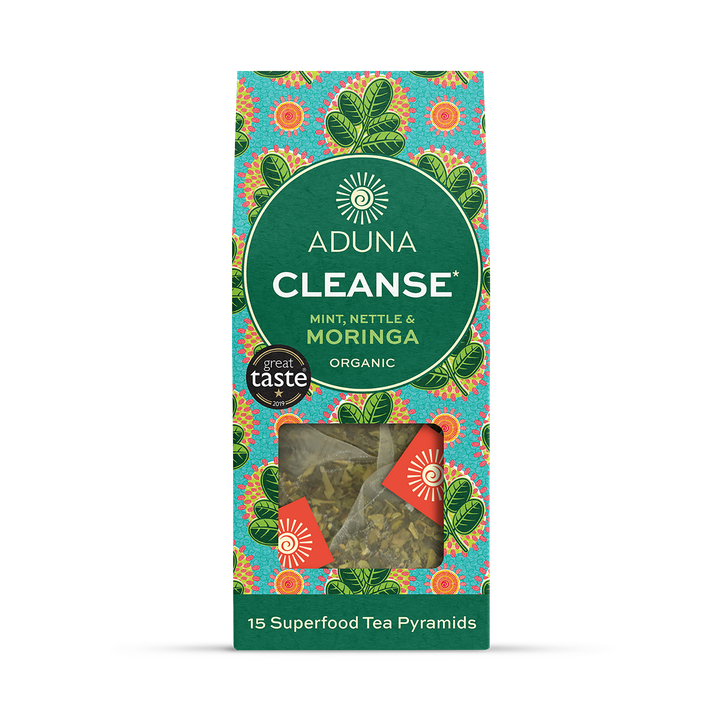 Aduna Cleanse Superfood Moringa Tea 15x Tea Bags | H&B