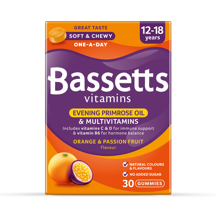 Bassetts Vitamins 12-18 EPO Orange & Passion Fruit 30 Gummies image 1