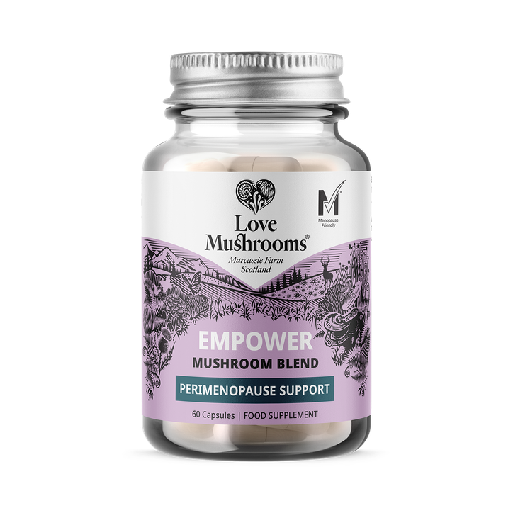 Love Mushrooms Empower Mushroom Blend for Perimenopause x 60 capsules