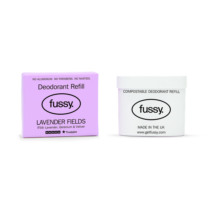 Fussy Natural Deodorant Refill Lavender Fields 40G image 1