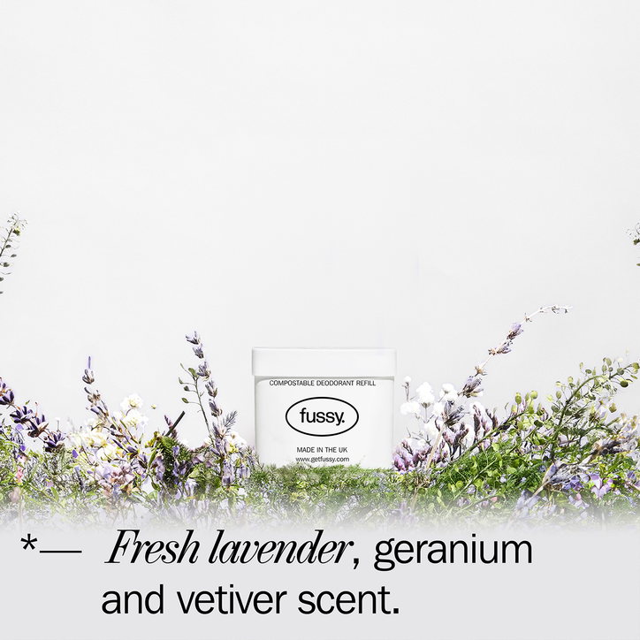 Fussy Natural Deodorant Refill Lavender Fields 40G image 3