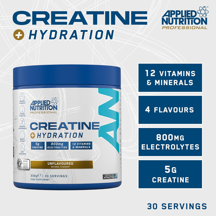 Applied Nutrition Creatine+ Hydration Powder Unflavoured 300g image 2