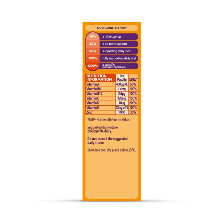 Bassetts Vitamins 3-11 Immune Support  Orange 30 Gummies image 3