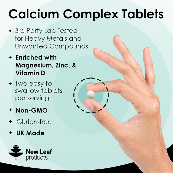 Calcium Complex with Magnesium, Zinc, Vitamin D Tablets 120 capsules image 2