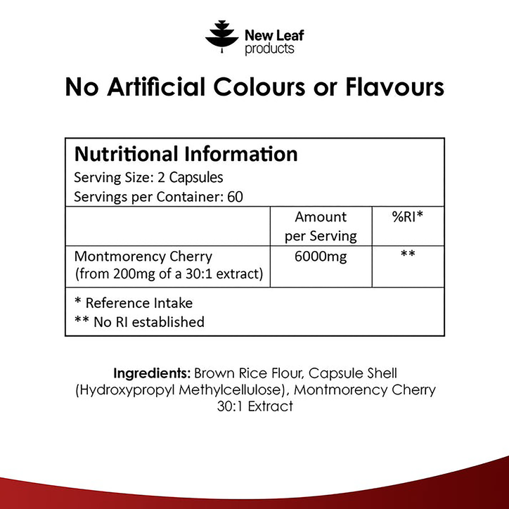 Montmorency Cherry Capsules 120 capsules image 3
