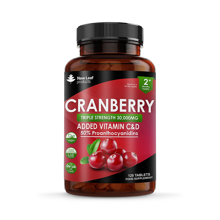 Cranberry Vitamin C & D Tablets 120 tablets image 1
