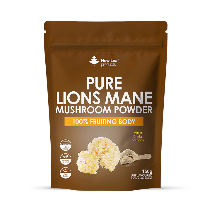 New Leaf Products Lions Mane Mushroom Powder 150g