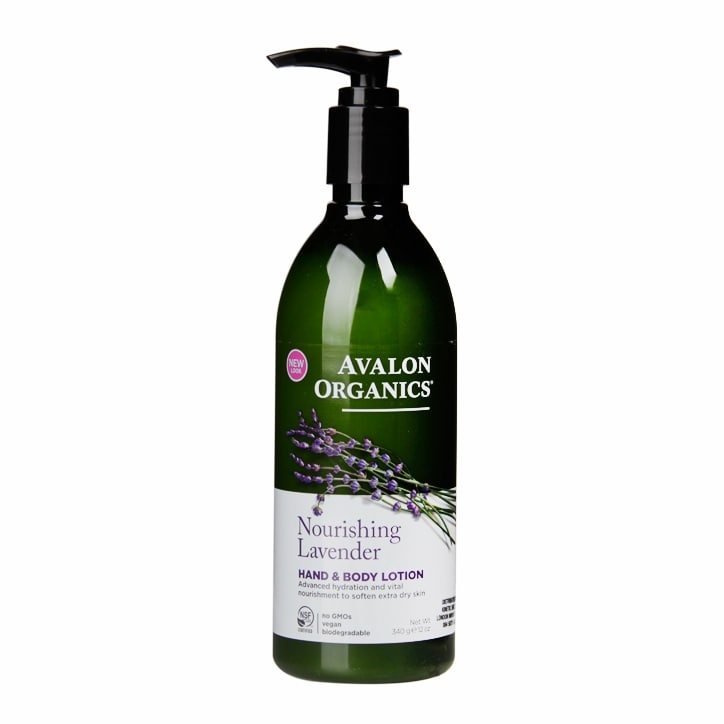 Avalon Organics Nourishing Lavender Hand & Body Lotion 340g-1