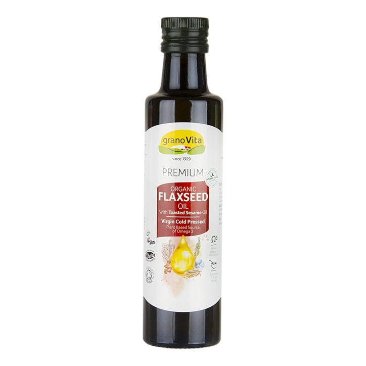 Linusit Premium Organic Cold Pressed Flaxseed Oil 240ml-1
