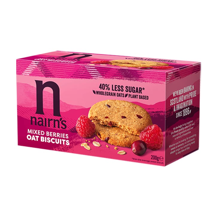 Nairn's Oat Biscuits Mixed Berries 200g-1