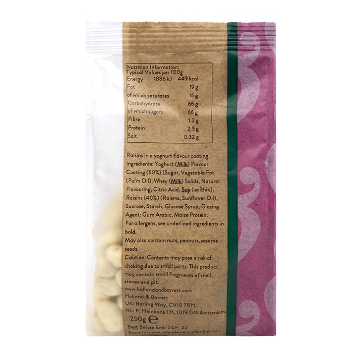 Holland & Barrett Yogurt Raisins 250g image 2