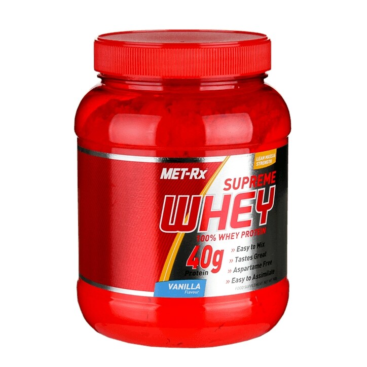 MetRx Supreme Whey Vanilla 908g Powder image 1