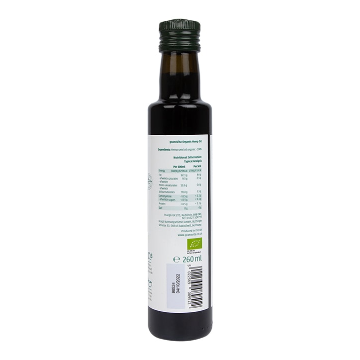 Granovita Organic Hemp Oil 260ml image 3