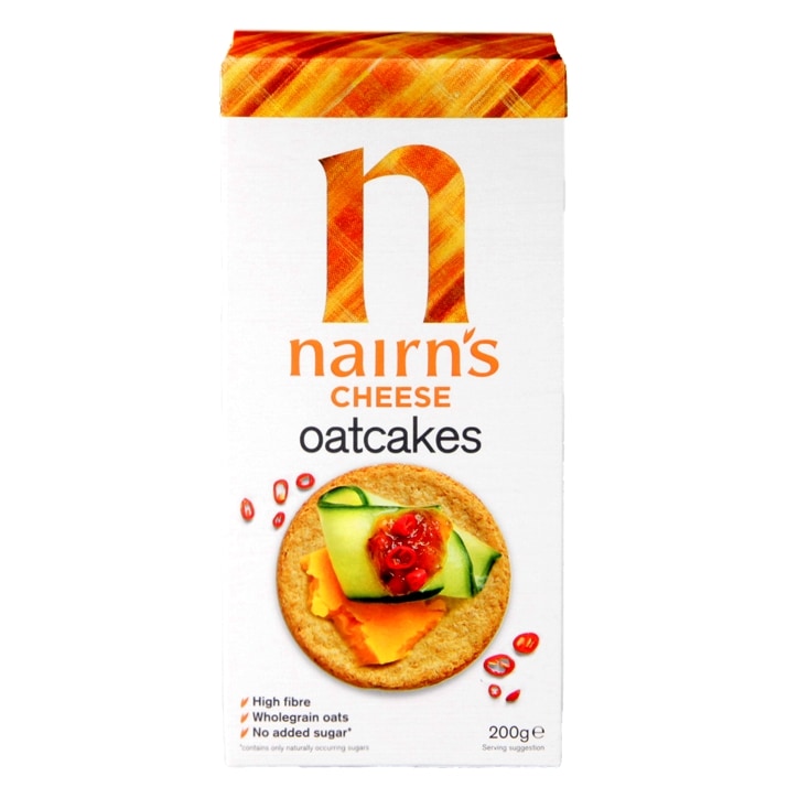 Nairn's Oatcakes Cheese 200g image 1